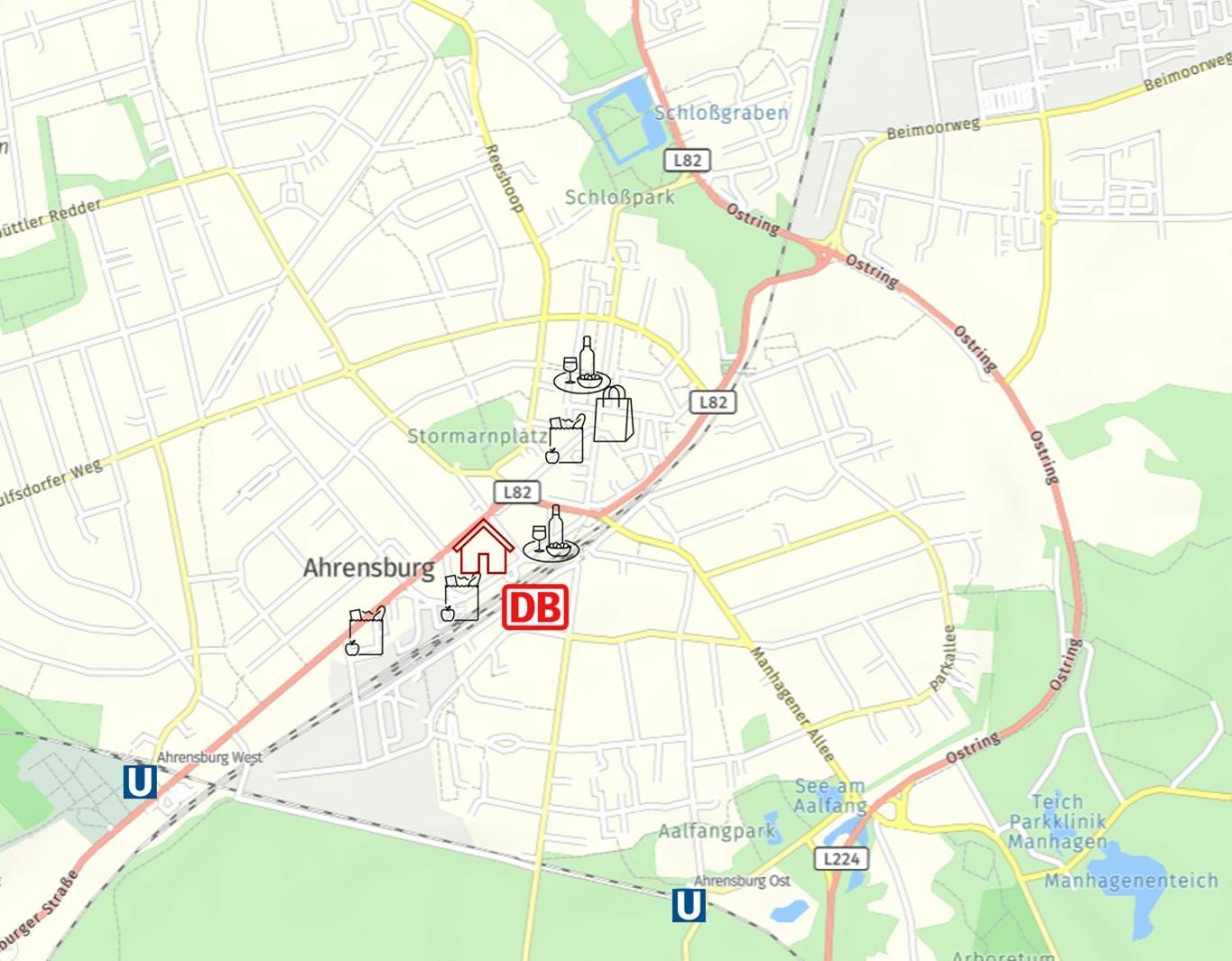 Have-A-Nice-Stay - Nahe Bahnhof - 20 Minuten Nach Hamburg - Trotzdem Ruhig Gelegen - 6 Minuten Zu Fuss Ins Zentrum Ahrensburg - Modern Eingerichtet Eksteriør bilde