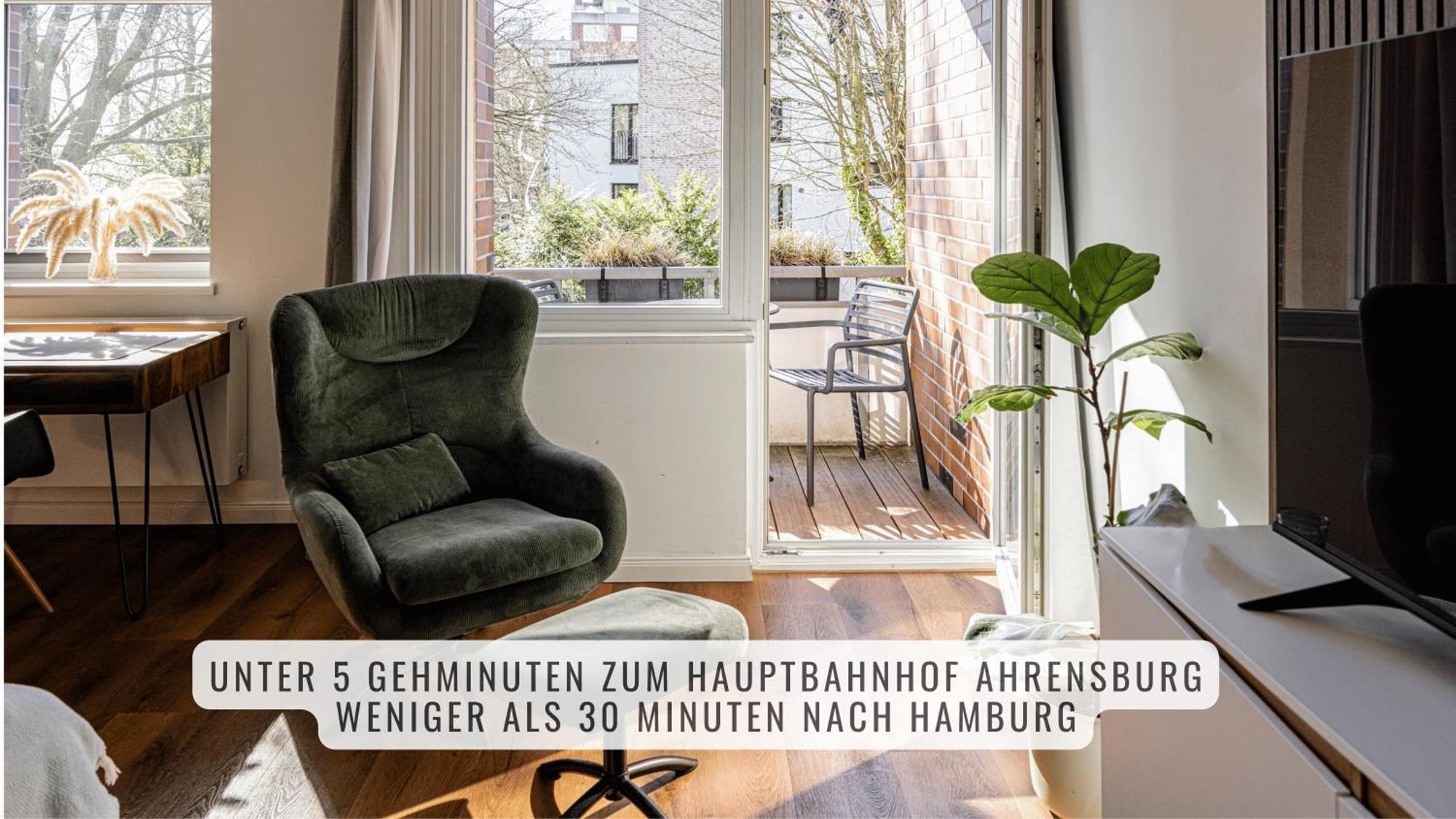 Have-A-Nice-Stay - Nahe Bahnhof - 20 Minuten Nach Hamburg - Trotzdem Ruhig Gelegen - 6 Minuten Zu Fuss Ins Zentrum Ahrensburg - Modern Eingerichtet Eksteriør bilde